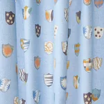 HERALDIC fabric OXFORD BLUE color by Schumacher