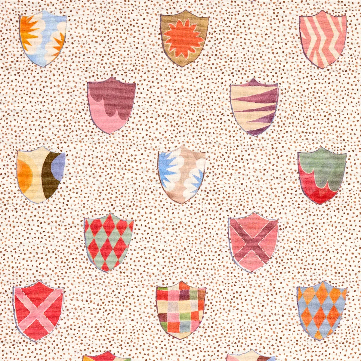 HERALDIC fabric SPREZZATURA color by Schumacher