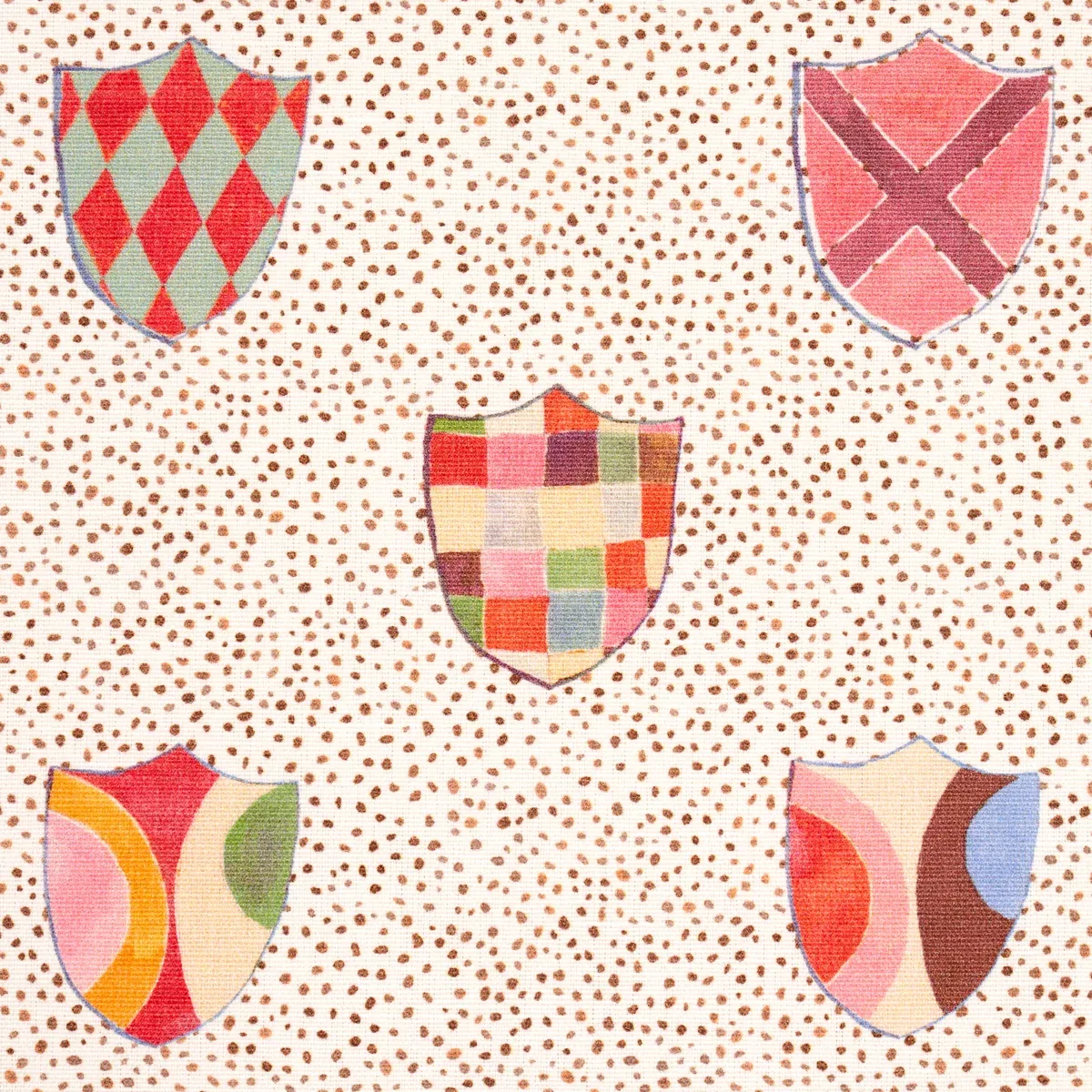 HERALDIC fabric SPREZZATURA color by Schumacher