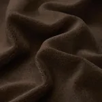 HERMINE VIRGIN WOOL fabric CHOCOLATE color by Schumacher