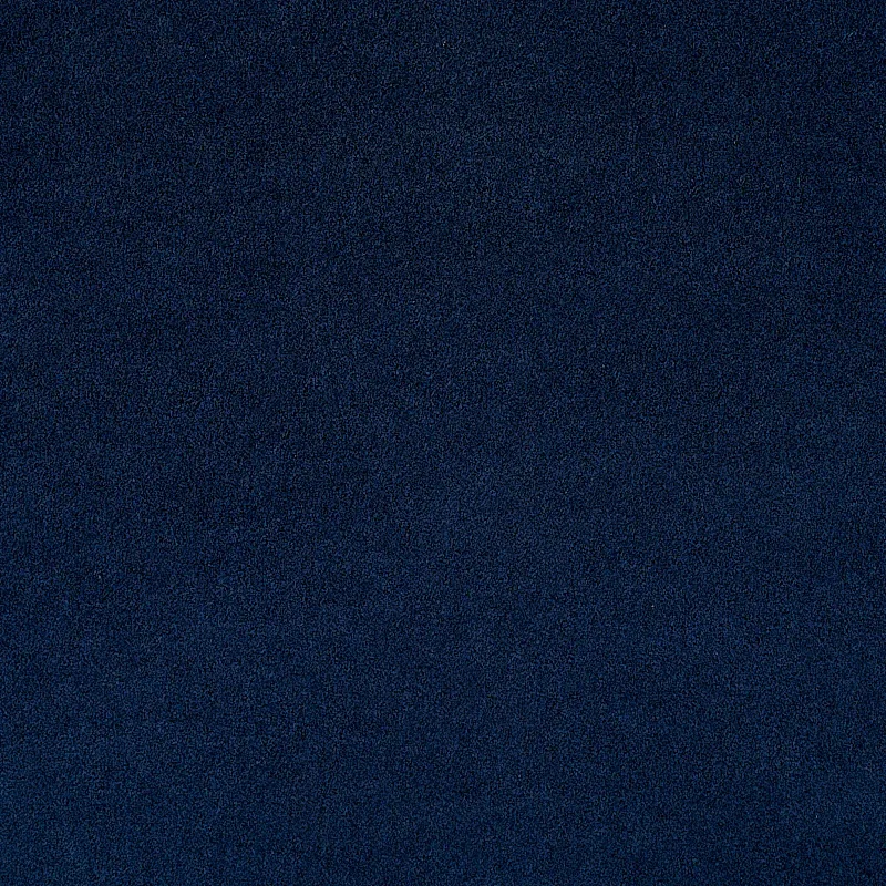 HERMINE VIRGIN WOOL fabric NAVY color by Schumacher