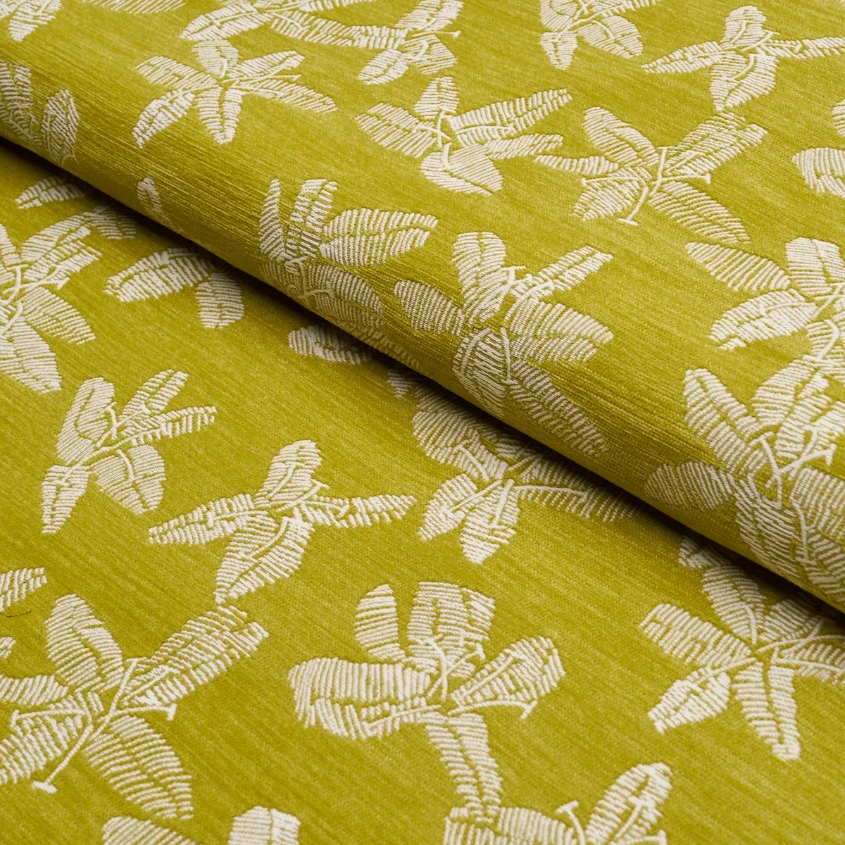 HIBISCUS Fabric – CITRON VERT | Schumacher | Wallpaper Twins HIBISCUS fabric CITRON VERT color by Schumacher