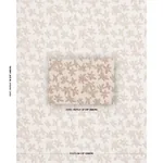 HIBISCUS fabric MISTRAL SAND color by Schumacher