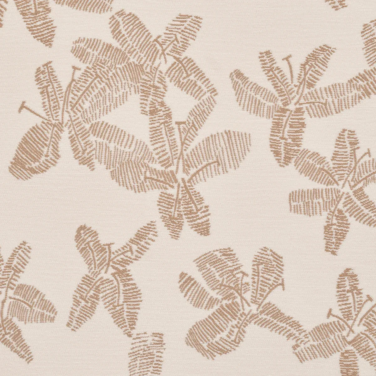 HIBISCUS fabric MISTRAL SAND color by Schumacher