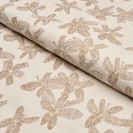 HIBISCUS fabric MISTRAL SAND color by Schumacher