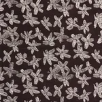 HIBISCUS fabric PLUM color by Schumacher