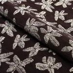 HIBISCUS fabric PLUM color by Schumacher