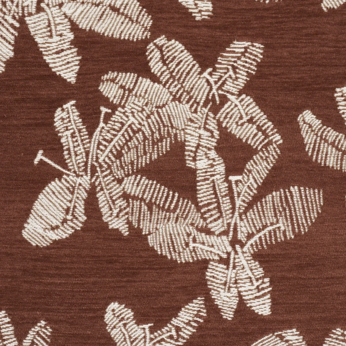 HIBISCUS fabric TEAK color by Schumacher