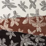 HIBISCUS fabric TEAK color by Schumacher