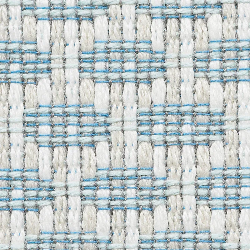 HICKOX INDOOR/OUTDOOR fabric SKY color by Schumacher