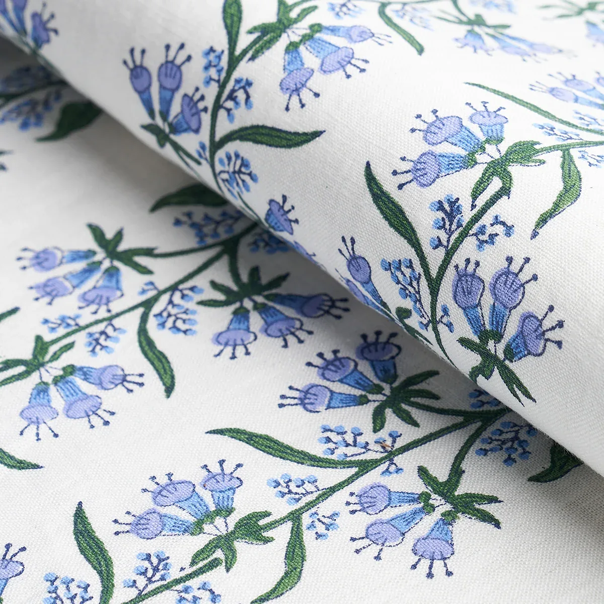 HIMALAYA HAND BLOCK PRINT Fabric – LILAC | Schumacher | Wall HIMALAYA HAND BLOCK PRINT fabric LILAC color by Schumacher