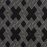 HIX Fabric – EBONY | Schumacher | Wallpaper Twins HIX fabric EBONY color by Schumacher