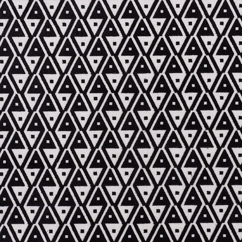 HOFFMANN VELVET fabric ONYX color by Schumacher