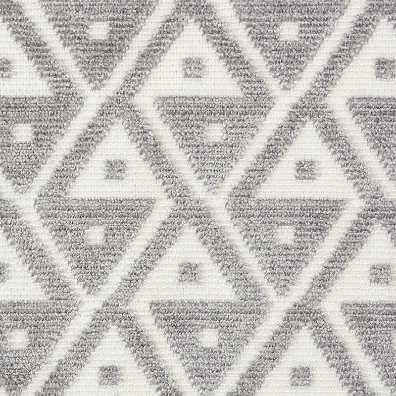 HOFFMANN VELVET Fabric – SILVER | Schumacher | Wallpaper Twi HOFFMANN VELVET fabric SILVER color by Schumacher