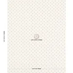 HOLDEN HAND PRINT fabric CREAM color by Schumacher