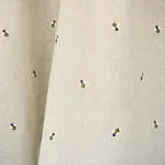 HONEY BEE EMBROIDERY fabric NATURAL color by Schumacher