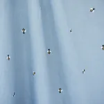 HONEY BEE EMBROIDERY Fabric – SKY | Schumacher | Wallpaper T HONEY BEE EMBROIDERY fabric SKY color by Schumacher