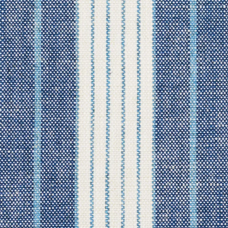 HORST STRIPE fabric DELFT color by Schumacher