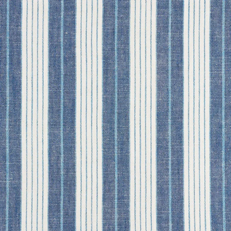 HORST STRIPE fabric DELFT color by Schumacher