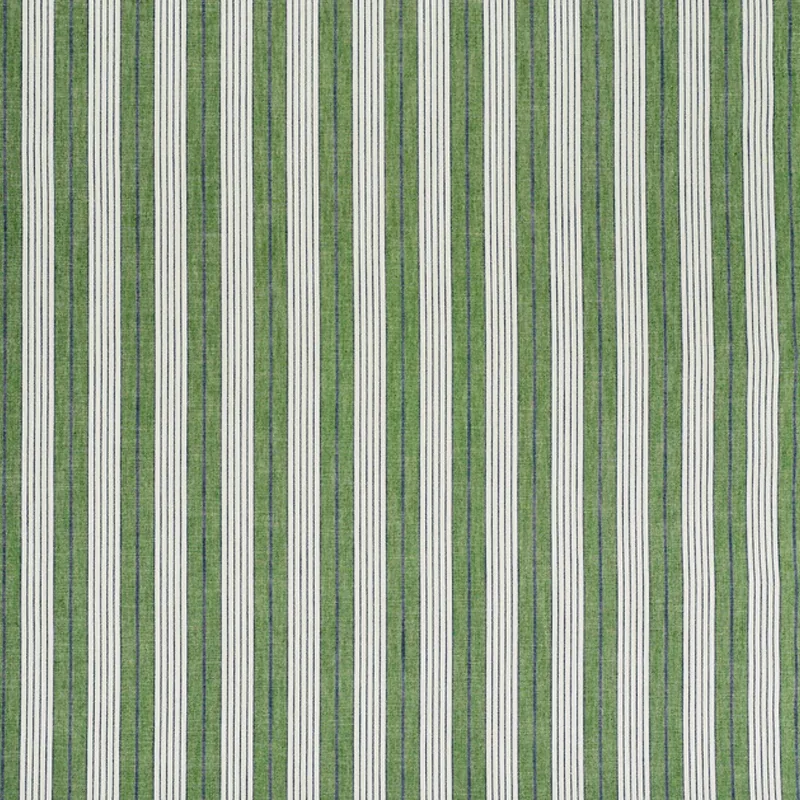 HORST STRIPE fabric GREEN color by Schumacher