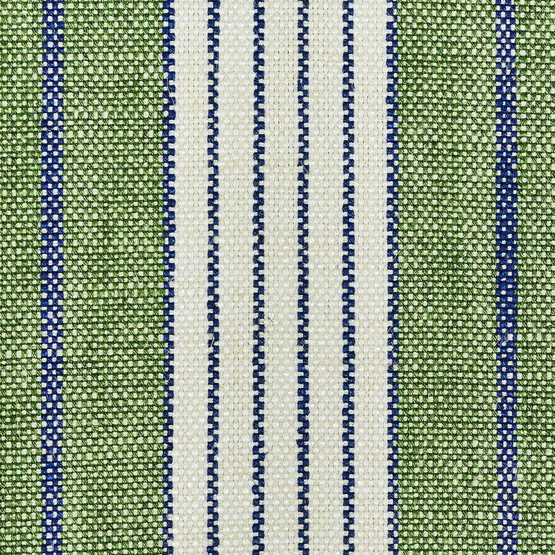 HORST STRIPE fabric GREEN color by Schumacher
