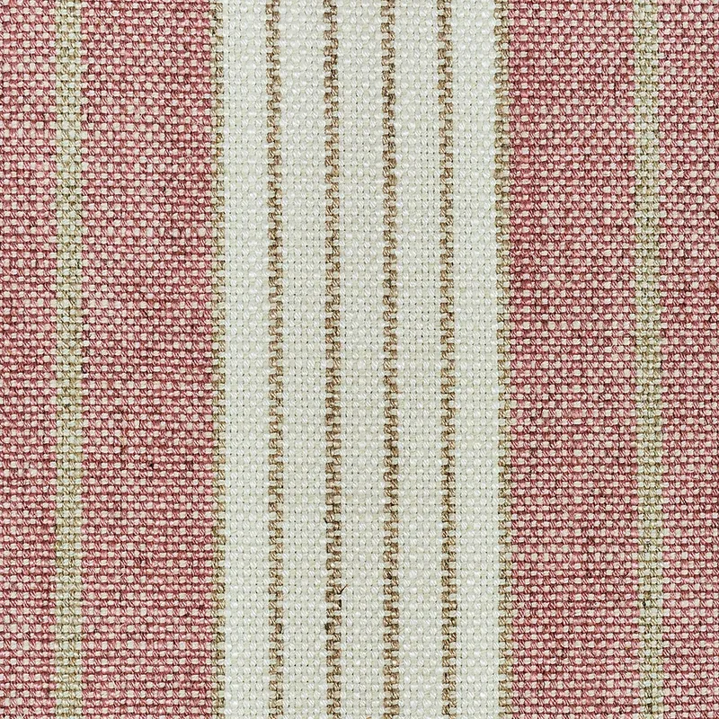 HORST STRIPE fabric ROSE color by Schumacher