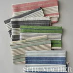 HORST STRIPE fabric ROSE color by Schumacher