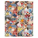 HOTCH POTCH CRAZY QUILT Fabric – DOCUMENT | Schumacher | Wal HOTCH POTCH CRAZY QUILT fabric DOCUMENT color by Schumacher