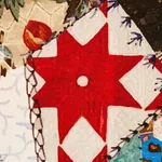 HOTCH POTCH CRAZY QUILT Fabric – DOCUMENT | Schumacher | Wal HOTCH POTCH CRAZY QUILT fabric DOCUMENT color by Schumacher