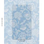 HOTHOUSE FLOWERS SILHOUETTE Fabric – BLISS BLUE | Schumacher HOTHOUSE FLOWERS SILHOUETTE fabric BLISS BLUE color by Schumacher