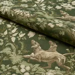 HOUND MEADOW Fabric – FOREST | Schumacher | Wallpaper Twins HOUND MEADOW fabric FOREST color by Schumacher