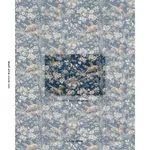 HOUND MEADOW Fabric – INDIGO | Schumacher | Wallpaper Twins HOUND MEADOW fabric INDIGO color by Schumacher