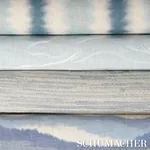 HUCKABY SHEER fabric OASIS color by Schumacher
