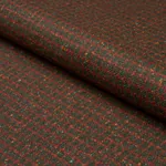 HUDSON WOOL CHECK fabric FOREST GREEN color by Schumacher