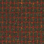 HUDSON WOOL CHECK fabric FOREST GREEN color by Schumacher