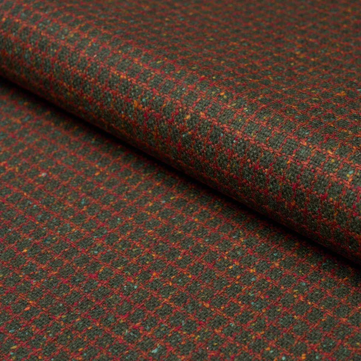 82353 | HUDSON WOOL CHECK – FOREST GREEN