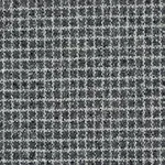 HUDSON WOOL CHECK fabric GREY color by Schumacher