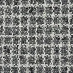 HUDSON WOOL CHECK fabric GREY color by Schumacher