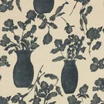 HUGO FLORAL Fabric – FADED BLACK | Schumacher | Wallpaper Tw HUGO FLORAL fabric FADED BLACK color by Schumacher