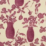 HUGO FLORAL Fabric – FUCHSIA | Schumacher | Wallpaper Twins HUGO FLORAL fabric FUCHSIA color by Schumacher