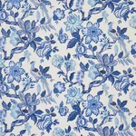 HUNTINGTON GARDENS Fabric – BLEU MARINE | Schumacher | Wallp HUNTINGTON GARDENS fabric BLEU MARINE color by Schumacher