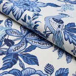 HUNTINGTON GARDENS Fabric – BLEU MARINE | Schumacher | Wallp HUNTINGTON GARDENS fabric BLEU MARINE color by Schumacher