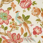 HUNTINGTON GARDENS Fabric – CORAL | Schumacher | Wallpaper T HUNTINGTON GARDENS fabric CORAL color by Schumacher
