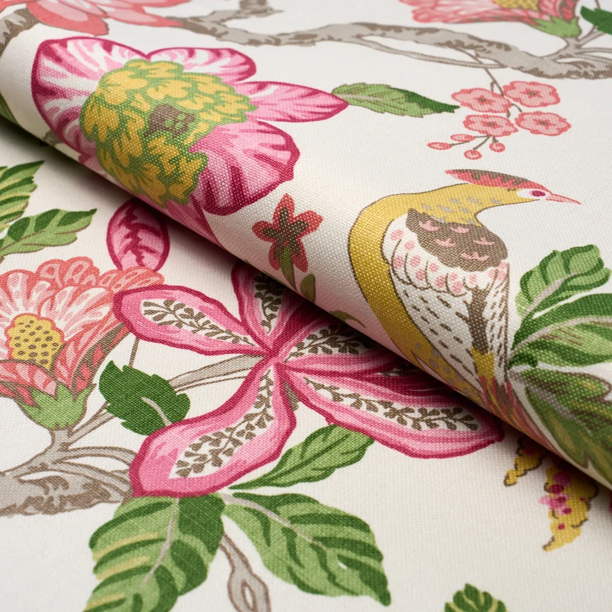 HUNTINGTON GARDENS Fabric – MULTI | Schumacher | Wallpaper T HUNTINGTON GARDENS fabric MULTI color by Schumacher