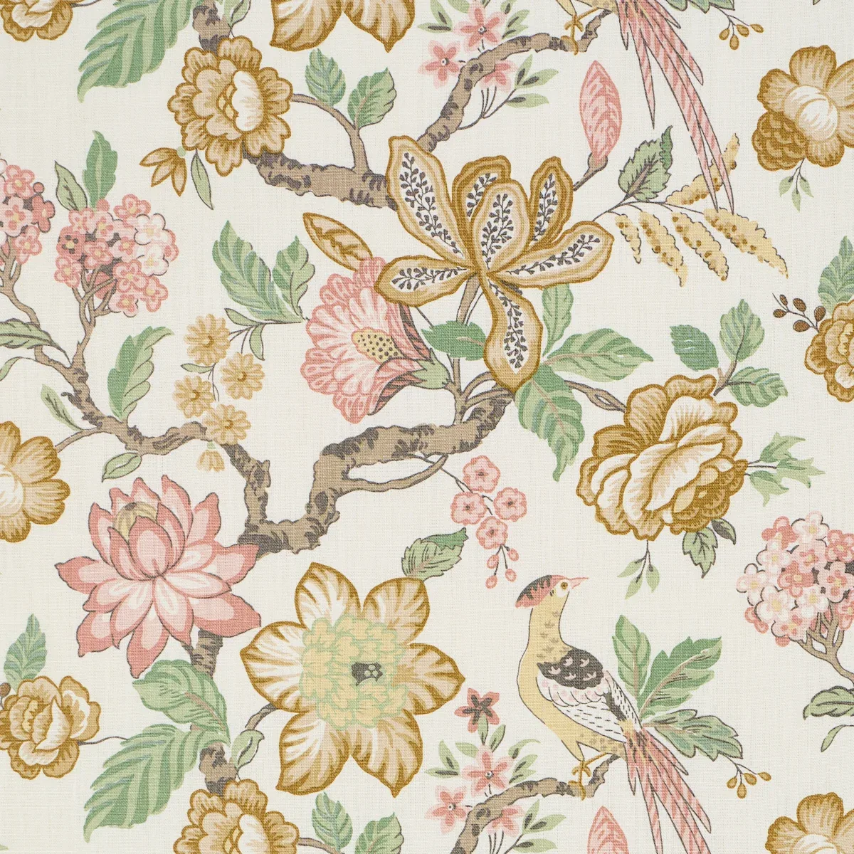 HUNTINGTON GARDENS fabric PÉTALE color by Schumacher