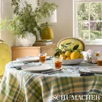 HUTTON HAND WOVEN CHECK Fabric – LEAF | Schumacher | Wallpap HUTTON HAND WOVEN CHECK fabric LEAF color by Schumacher