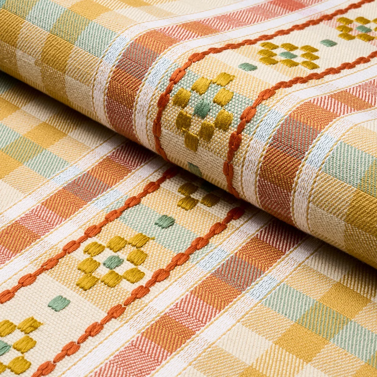 84732 | HUTTON HAND WOVEN CHECK – OCHRE