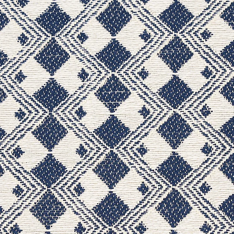 HUXLEY Fabric – NAVY | Schumacher | Wallpaper Twins HUXLEY fabric NAVY color by Schumacher