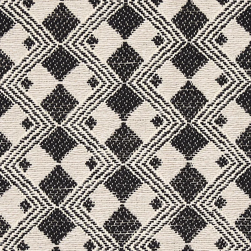 HUXLEY fabric VINTAGE BLACK color by Schumacher