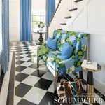 HYDRANGEA Fabric – DOCUMENT | Schumacher | Wallpaper Twins HYDRANGEA fabric DOCUMENT color by Schumacher